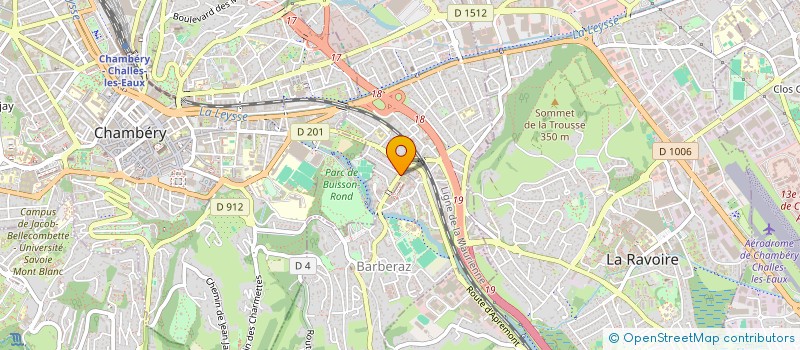 localisation de l'entreprise TOURISME LOISIRS CULTURE  BARBERAZ