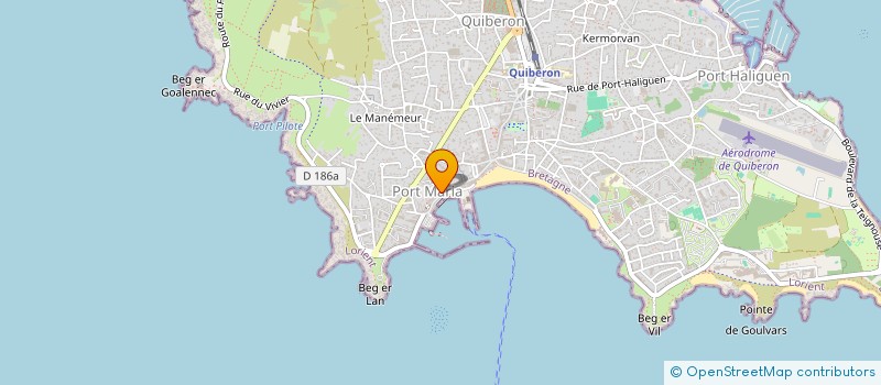 localisation de l'entreprise TOURISME NAUTISME ET GASTRONOMIE à QUIBERON