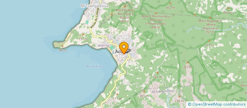 localisation de l'entreprise TOURISME RECEPTIF MAHORAIS (TOUREMA) à ACOUA