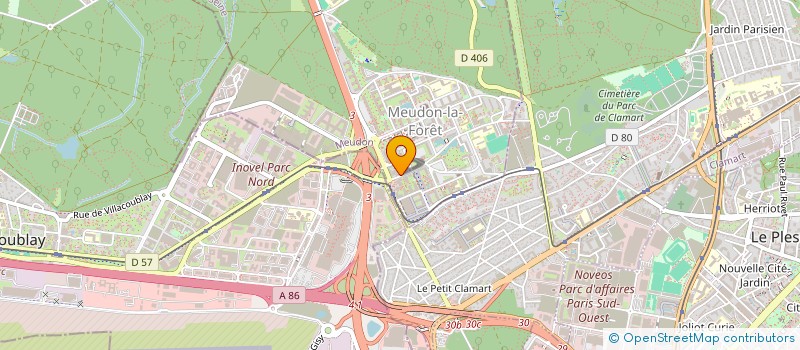 localisation de l'entreprise TOURISME SCOLAIRE S.E.S.I  MEUDON