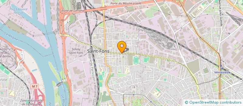 localisation de l'entreprise TOURISME SOCIAL à SAINT-FONS