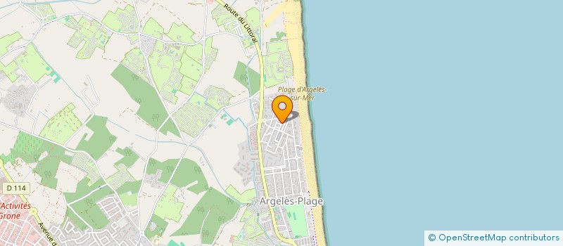 localisation de l'entreprise TOURISMYRE  ARGELES-SUR-MER