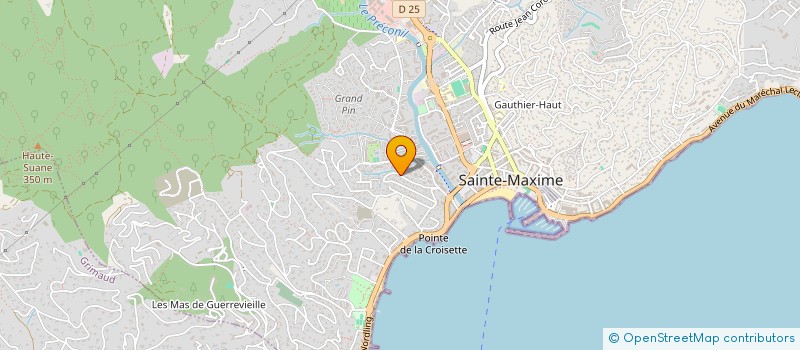 localisation de l'entreprise TOURIST ORGANIS NORDIQUE YATCHING RESTAU à SAINTE-MAXIME