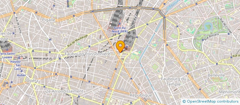 localisation de l'entreprise TOURISTE DE L'EST  PARIS