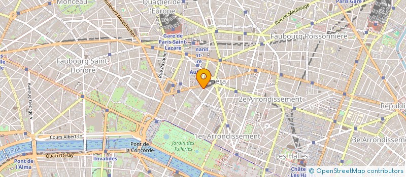 localisation de l'entreprise TOURIZ  PARIS