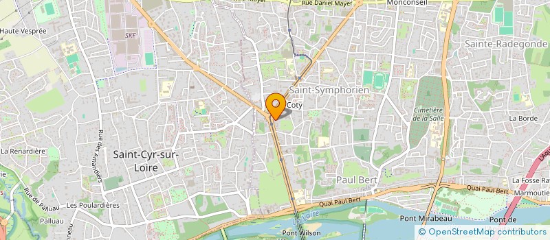 localisation de l'entreprise TOURLET  TOURS