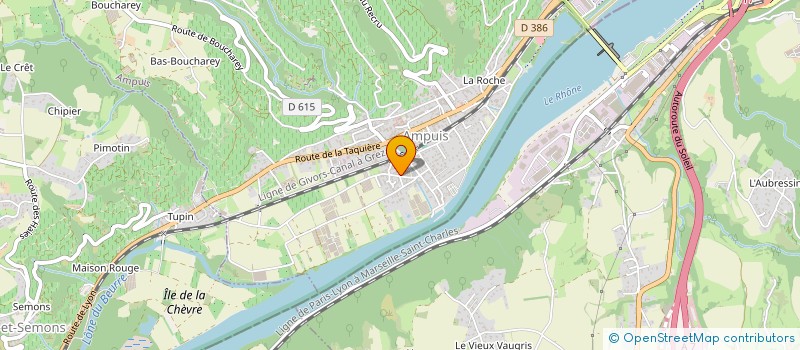 localisation de l'entreprise TOURMADYN  AMPUIS