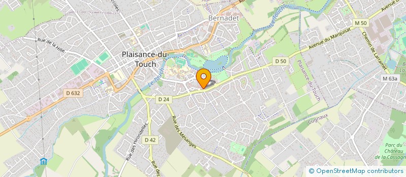 localisation de l'entreprise TOURMALAZINES  PLAISANCE-DU-TOUCH