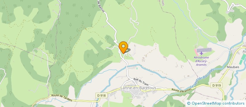 localisation de l'entreprise TOURMALET CONSULTING  LANNE-EN-BARETOUS