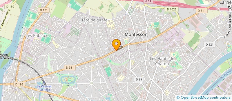 localisation de l'entreprise TOURMALINE  MONTESSON