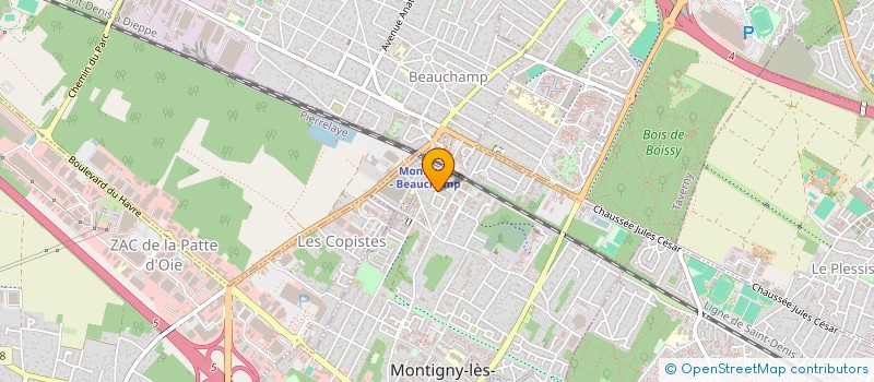 localisation de l'entreprise TOURMALINE à MONTIGNY-LES-CORMEILLES