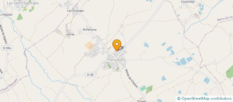 localisation de l'entreprise TOURMALINE à TRANZAULT