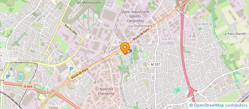 localisation de l'entreprise TOURMALINE à NANTES