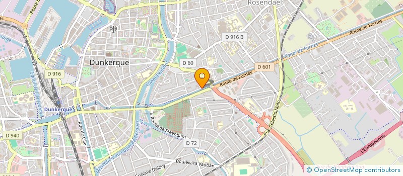 localisation de l'entreprise TOURMALINE à DUNKERQUE