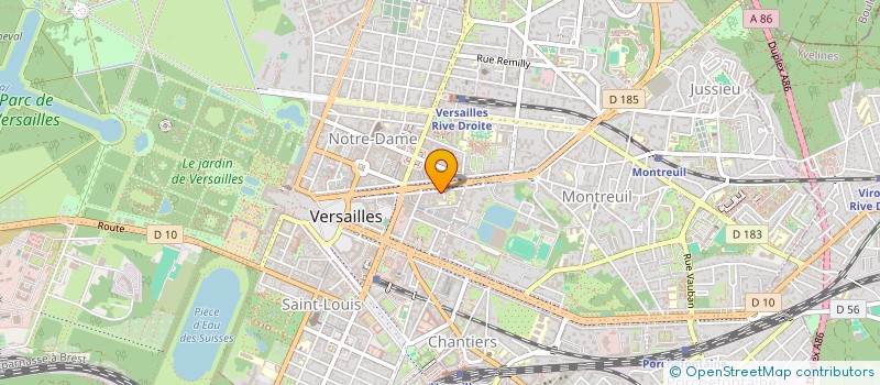 localisation de l'entreprise TOURMALINE COACHING ET DEVELOPPEMENT à VERSAILLES