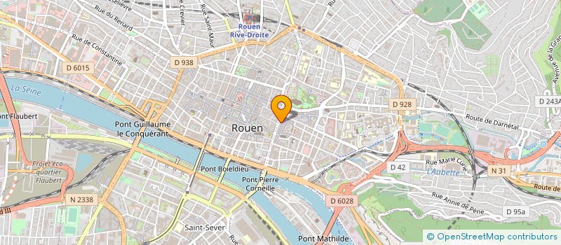 localisation de l'entreprise TOURMALINE ROSE à ROUEN