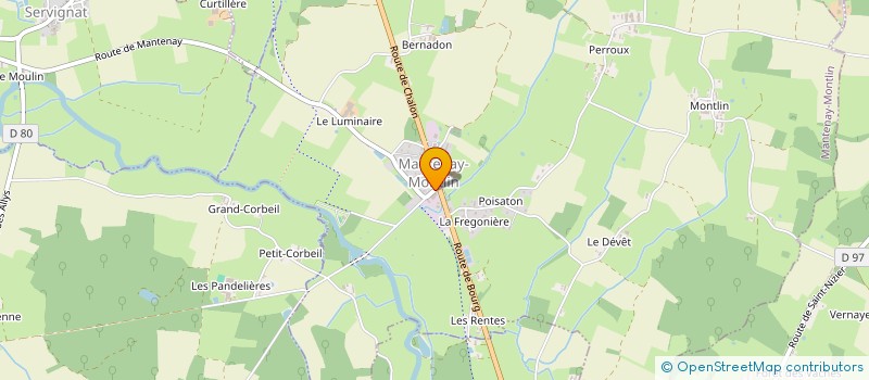 localisation de l'entreprise TOURN'BOIS CREATIONS  MANTENAY-MONTLIN