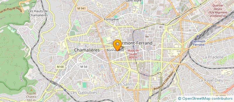 localisation de l'entreprise TOURNAIRE & ASSOCIES  CLERMONT-FERRAND