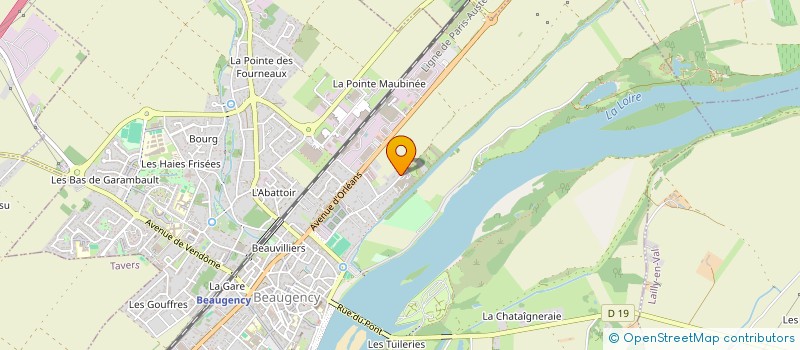 localisation de l'entreprise TOURNANTE  BEAUGENCY