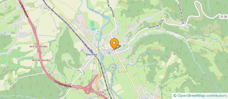 localisation de l'entreprise TOURNAY A GAUCHE TOURNAY A DROITE  TOURNAY
