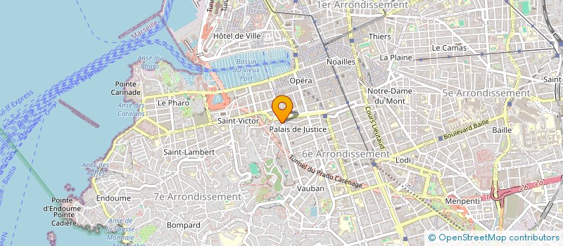 localisation de l'entreprise TOURNAYRE AVOCAT  MARSEILLE