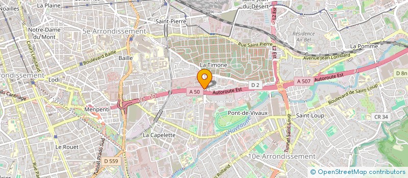 localisation de l'entreprise TOURNE BROCHE GAUDIN à MARSEILLE