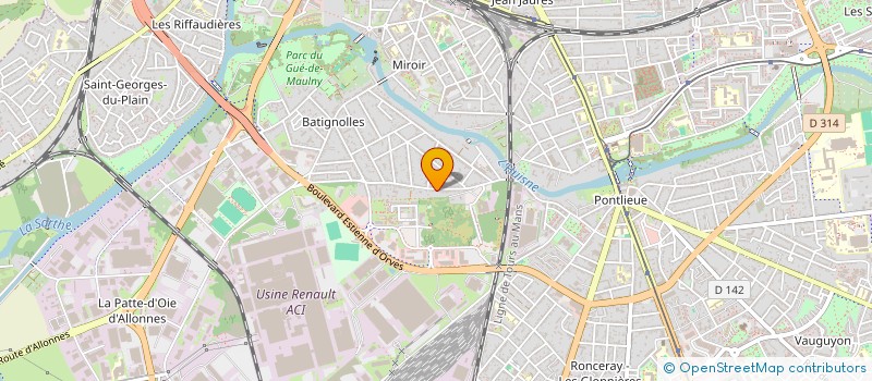 localisation de l'entreprise TOURNE-EN-SOL  LE MANS