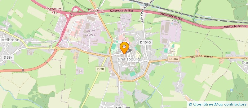 localisation de l'entreprise TOURNE SOL à PHALSBOURG