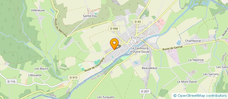 localisation de l'entreprise TOURNEBRIDE  CHOUVIGNY