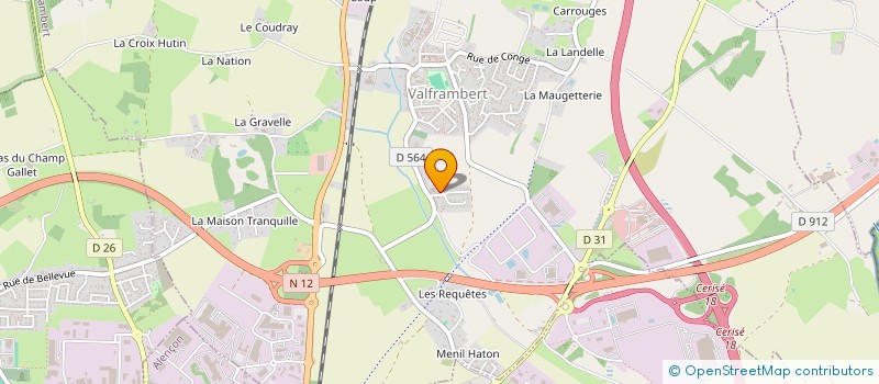 localisation de l'entreprise TOURNEBROCHE NORMANDIE à VALFRAMBERT