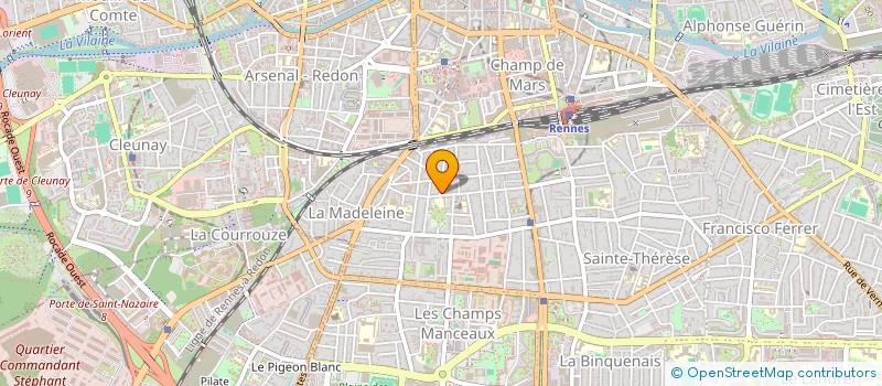 localisation de l'entreprise TOURNEE GENERALE  RENNES