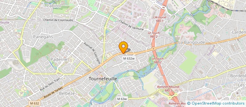 localisation de l'entreprise TOURNEFEUILLE AUTOMOBILES à TOURNEFEUILLE