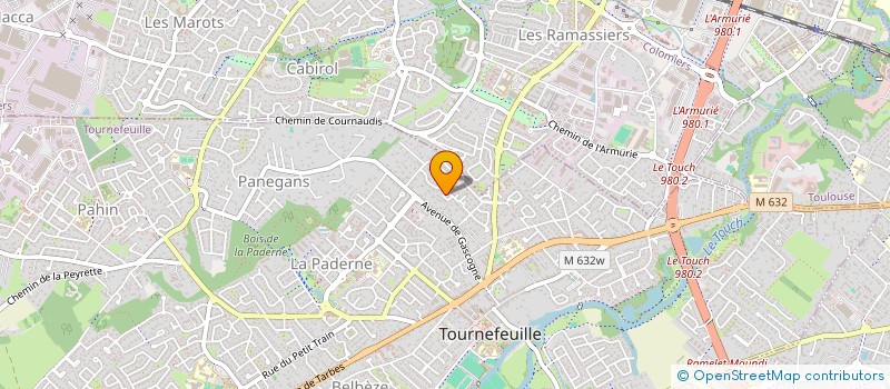 localisation de l'entreprise TOURNEFEUILLE AVENIR ET ENVIRONNEMENT  TOURNEFEUILLE