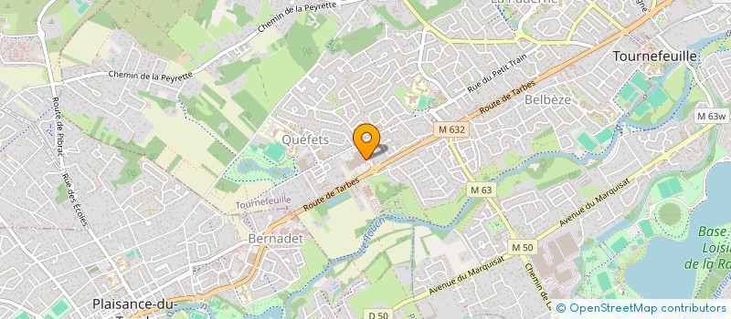 localisation de l'entreprise TOURNEFEUILLE OPTIC à TOURNEFEUILLE