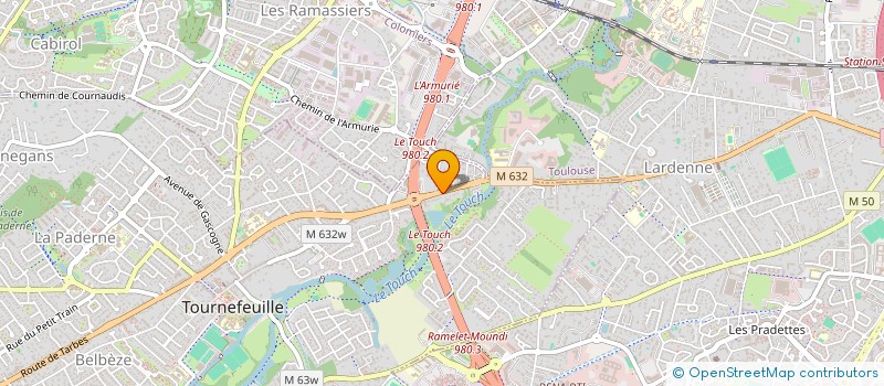 localisation de l'entreprise TOURNEFEUILLE ORTHOPEDIE  TOURNEFEUILLE