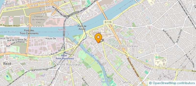 localisation de l'entreprise TOURNEFORT à NANTES