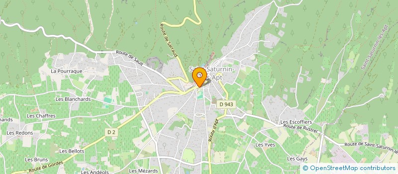 localisation de l'entreprise TOURNEL IMMOBILIER  SAINT-SATURNIN-LES-APT