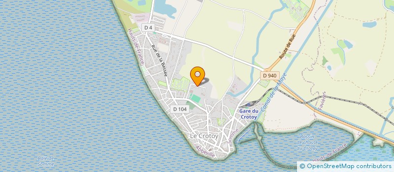 localisation de l'entreprise TOURNEPIERRE à LE CROTOY