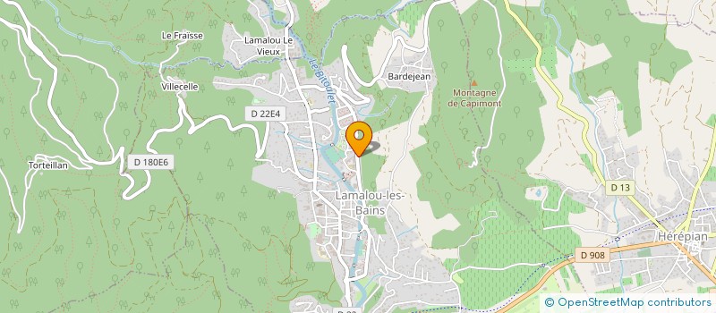 localisation de l'entreprise TOURNES STEPHANIE ET TOURNES OLIVIER  LAMALOU-LES-BAINS