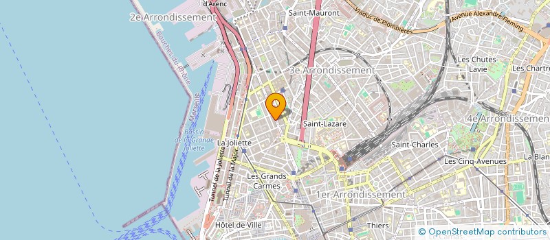 localisation de l'entreprise TOURNESOL à MARSEILLE