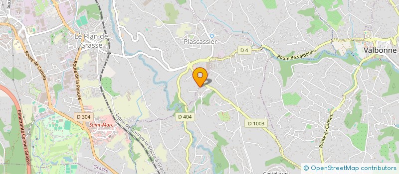 localisation de l'entreprise TOURNESOL à GRASSE
