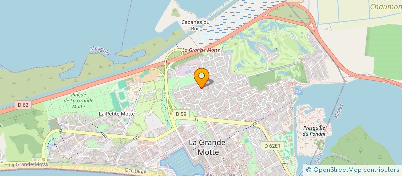 localisation de l'entreprise TOURNESOL  LA GRANDE-MOTTE