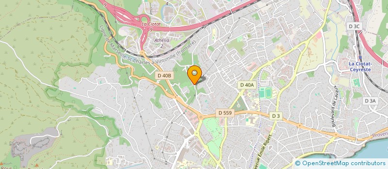 localisation de l'entreprise TOURNESOL  LA CIOTAT