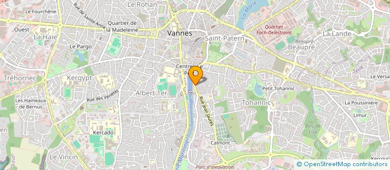 localisation de l'entreprise TOURNESOL à VANNES