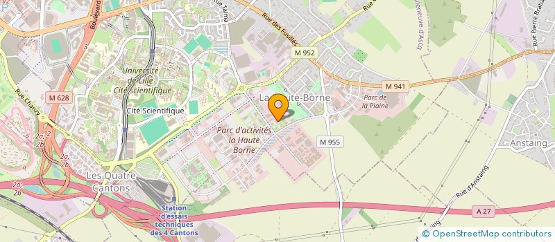 localisation de l'entreprise TOURNESOL à VILLENEUVE D'ASCQ