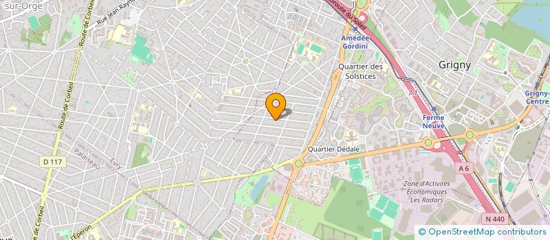 localisation de l'entreprise TOURNESOL à VIRY-CHATILLON