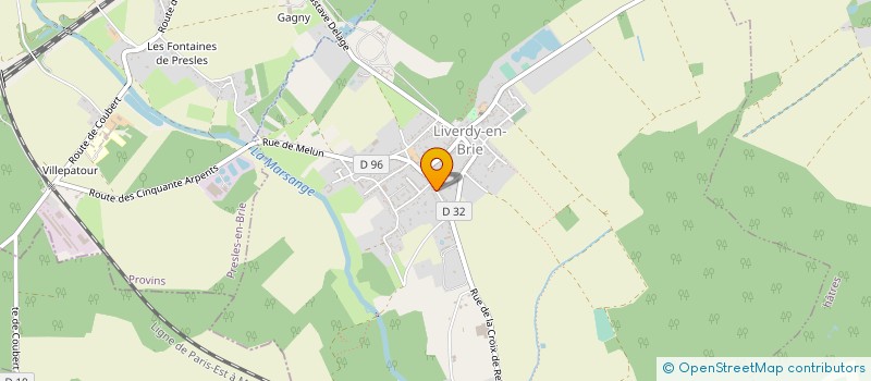 localisation de l'entreprise TOURNESOL à LIVERDY-EN-BRIE