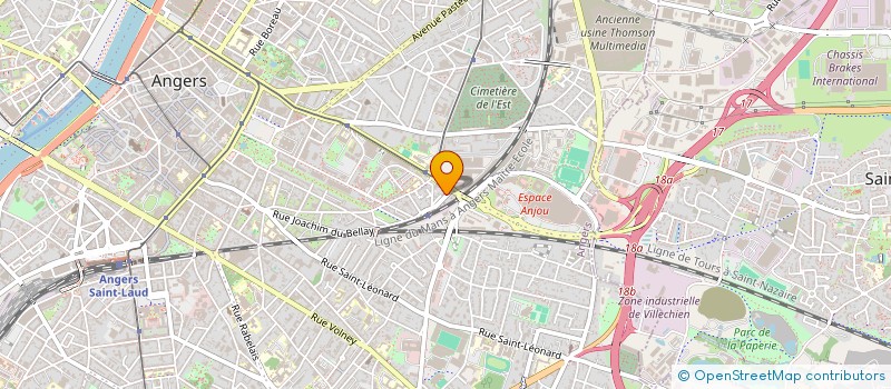 localisation de l'entreprise TOURNESOL CIE à ANGERS