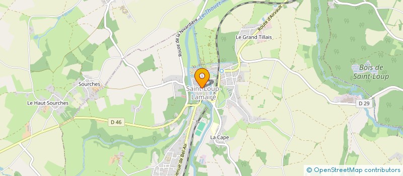 localisation de l'entreprise TOURNESOL FRANCE  SAINT-LOUP-LAMAIRE