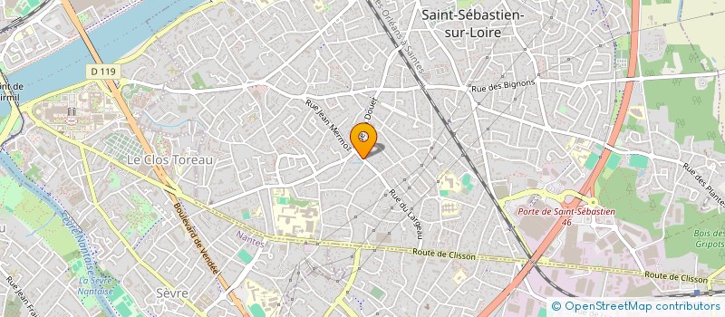 localisation de l'entreprise TOURNESOL SOCIAL à SAINT-SEBASTIEN-SUR-LOIRE